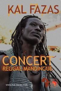 Kal Fazas - Concert Reggae Mandingue -. Le vendredi 9 décembre 2016 à SAINT ETIENNE. Loire.  21H00